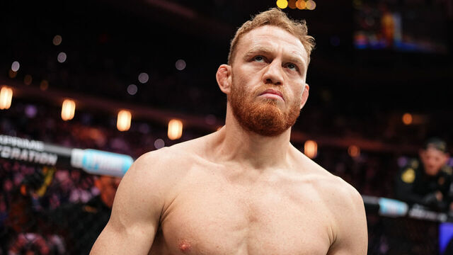 NEW YORK, NEW YORK - NOVEMBER 15: Jack Della Maddalena of Australia enters the Octagon in the UFC welterweight championship fight during the UFC 322 event at Madison Square Garden on November 15, 2025 in New York City.
