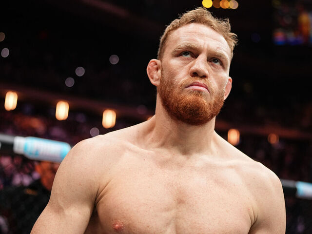 NEW YORK, NEW YORK - NOVEMBER 15: Jack Della Maddalena of Australia enters the Octagon in the UFC welterweight championship fight during the UFC 322 event at Madison Square Garden on November 15, 2025 in New York City.