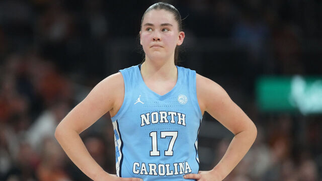 AUSTIN, TEXAS - DECEMBER 4: Elina Aarnisalo #17 of the North Carolina Tar Heels during the first half against the Texas Longhorns at Moody Center on December 4, 2025 in Austin, Texas.
