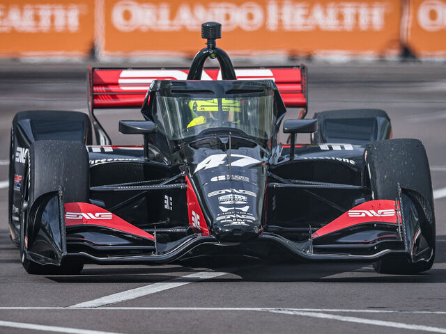 ST PETERSBURG, FLORIDA - FEBRUARY 28: Mick Schumacher, driver of the #47 Rahal Letterman Lanigan Racing during practice before the NTT INDYCAR Series Firestone Grand Prix of St. Petersburg on February 28, 2026 in St Petersburg, Florida.