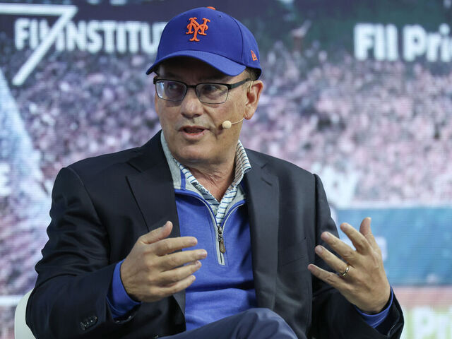 MIAMI BEACH, FLORIDA - FEBRUARY 21: Steve Cohen, Chairman & CEO, Point72; Chairman & CEO, New York Mets, speaks during the third day of the FII PRIORITY Summit held at the Faena Hotel on February 21, 2025 in Miami Beach, Florida. The summit brings together global leaders with a special focus on the Global South to develop strategies to address pressing international issues in areas including healthcare, education, sustainability and AI.