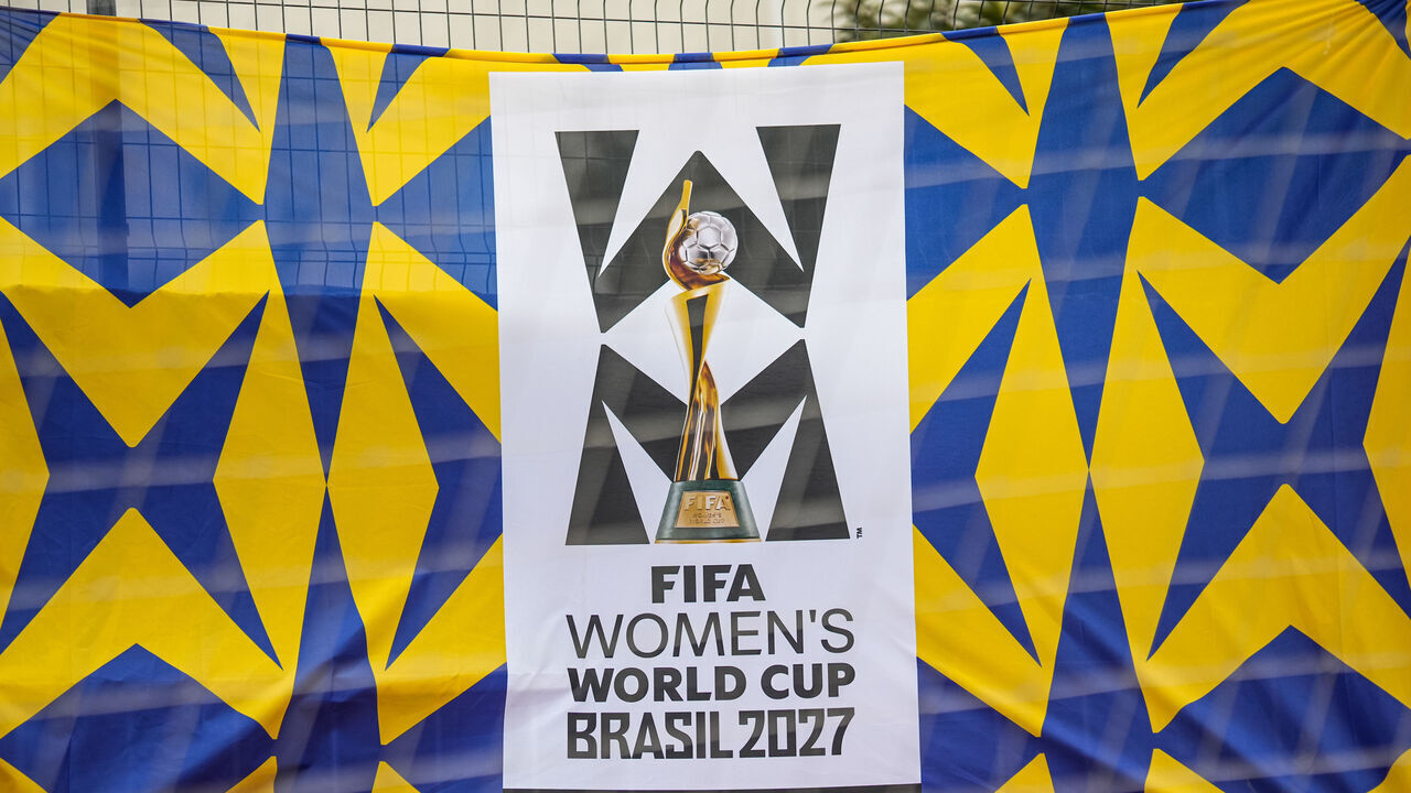 A FIFA Women's World Cup Brasil 2027 Qualifiers banner hangs before the FIFA Women's World Cup Qualifiers European Qualifiers 2027 match between Turkey and Malta at Pendik Stadium in Istanbul, Turkey, on March 3, 2026.