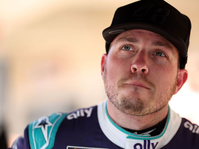 AUSTIN, TEXAS - FEBRUARY 28: Alex Bowman, driver of the #48 Ally Chevrolet, looks on during qualifying for the NASCAR Cup Series DuraMax Grand Prix Powered by RelaDyne at Circuit of The Americas on February 28, 2026 in Austin, Texas.