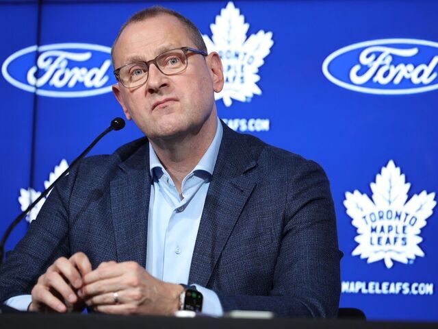 TORONTO. Brad Treliving Leafs GM addresses the media.New Toronto Maple Leafs head coach Craig Berube being introduced. (R.J.Johnston/Toronto Star) R.J. Johnston/Toronto Star (R.J. Johnston/Toronto Star via Getty Images)