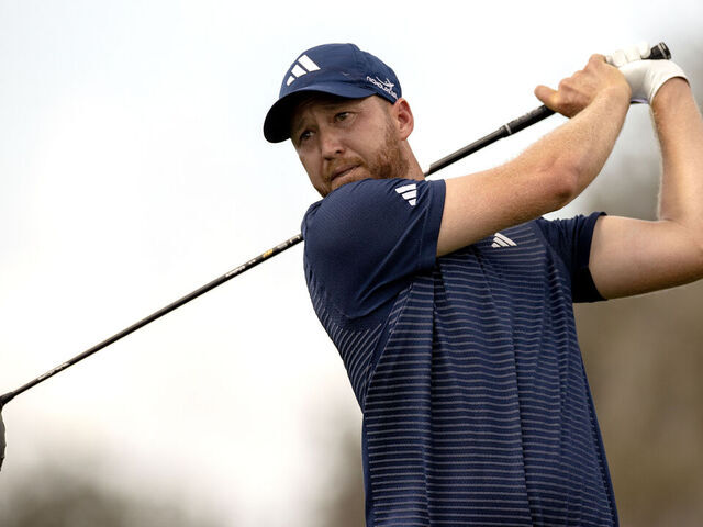 ORLANDO, FLORIDA - MARCH 6: Daniel Berger tees off from the eighth hole tee during the second round of the Arnold Palmer Invitational presented by Mastercard 2026 at Arnold Palmer Bay Hill Golf Course on March 6, 2026 in Orlando, Florida.