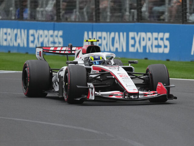 Oliver Bearman of Great Britain drives the (87) Haas F1 VF-26 Ferrari on track during qualifying ahead of the F1 Grand Prix of Australia at Albert Park Grand Prix Circuit in Melbourne, Australia, on March 7, 2026.