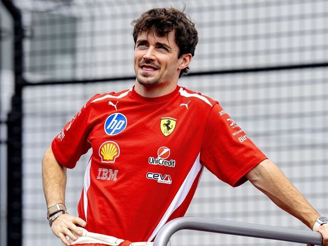 Formula 1 driver Charles Leclerc of Scuderia Ferrari HP participates in the Formula 1 Melbourne race at Albert Park in Melbourne, Australia, on March 8, 2025.