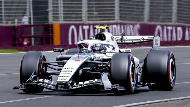 Formula 1 driver Valtteri Bottas of the Cadillac Formula 1 Team participates in the Formula 1 Melbourne race at Albert Park in Melbourne, Australia, on March 8, 2025.
