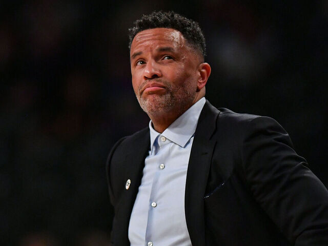 ATLANTA, GA - MARCH 04: Georgia Tech head coach Damon Stoudamire reacts during the college basketball game between the California Golden Bears and the Georgia Tech Yellow Jackets on March 4th, 2026 at Hank McCamish Pavilion in Atlanta, GA.