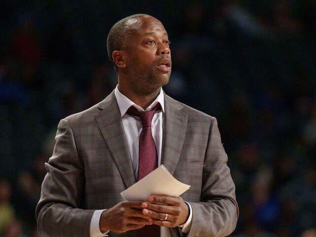 ATLANTA, GEORGIA - JANUARY 3: Earl Grant of the Boston College Eagles watches the game from the sidelines during a game between Boston College v Georgia Tech at Hank McCamish Pavilion on January 3, 2026 in Atlanta, Georgia.