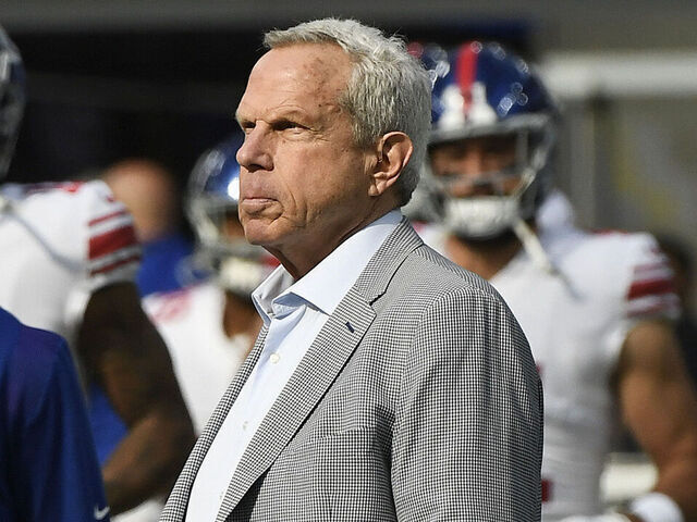 INGLEWOOD, CALIFORNIA - DECEMBER 12: Chairmen and Executive Vice President Steve Tisch of the New York Giants looks on before the game against the Los Angeles Chargers at SoFi Stadium on December 12, 2021 in Inglewood, California.