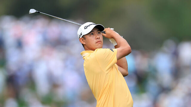 PONTE VEDRA BEACH, FLORIDA - MARCH 12: Collin Morikawa of the United States hits his second shot on the 10th hole during the first round of THE PLAYERS Championship 2026 at THE PLAYERS Stadium course at TPC Sawgrass on March 12, 2026 in Ponte Vedra Beach, Florida.