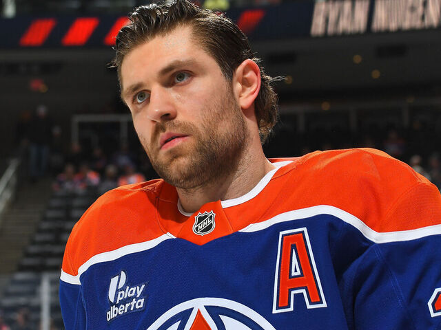 EDMONTON, CANADA - MARCH 3: Leon Draisaitl #29 of the Edmonton Oilers participates in warmups prior to the game against the Ottawa Senators at Rogers Place on March 3, 2026, in Edmonton, Alberta, Canada.