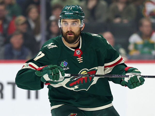 ST PAUL, MINNESOTA - MARCH 10: Nick Foligno #71 of the Minnesota Wild skates against the Utah Mammoth in the first period at Grand Casino Arena on March 10, 2026 in St Paul, Minnesota.