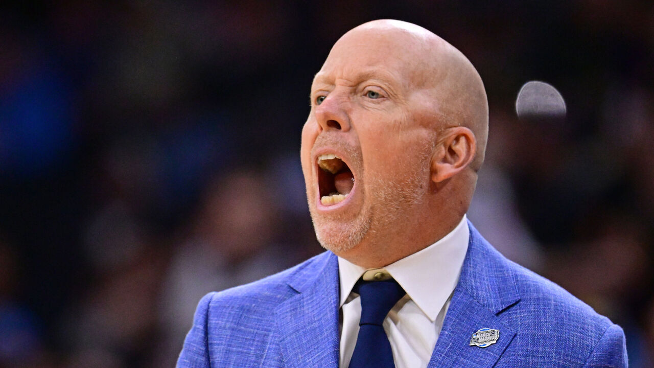 PHILADELPHIA, PENNSYLVANIA - MARCH 20: Mick Cronin of the UCLA Bruins against the UCF Knights during the second half during the first round of the 2026 NCAA Men's Basketball Tournament held at Xfinity Mobile Arena on March 20, 2026 in Philadelphia, Pennsylvania.