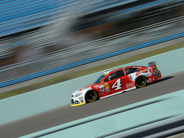 Ford Ecoboost 400: Harvick tops first Saturday Cup practice