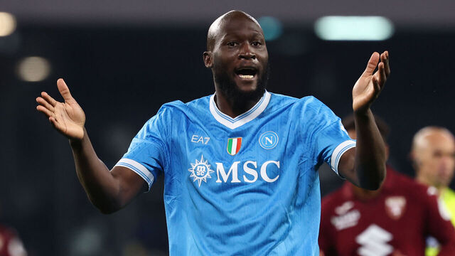 Romelu Lukaku of SSC Napoli during the Serie A 2025/2026 football match between SSC Napoli and Torino FC at Diego Armando Maradona stadium. Naples (Italy), March 6th, 2026