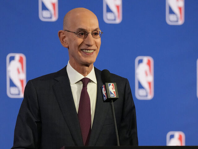 Basketball: NBA Commissioner Adam Silver speaks to the media during a press conference at the St. Regis Hotel New York, NY 9/10/2025CREDIT: Erick W. Rasco