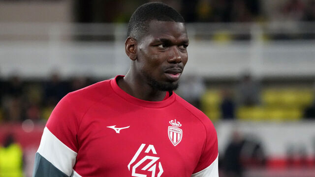MONACO, MONACO - DECEMBER 09: Paul Pogba of AS Monaco looks on during the UEFA Champions League 2025/26 League Phase MD6 match between AS Monaco and Galatasaray A.S. at Stade Louis II on December 09, 2025 in Monaco, Monaco.