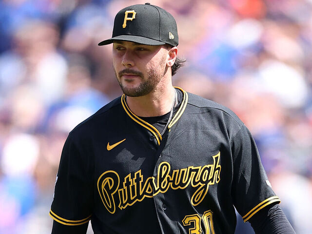 NEW YORK, NY - MARCH 26: Paul Skenes #30 of the Pittsburgh Pirates walks back to the dugout during the game between the Pittsburgh Pirates and the New York Mets at Citi Field on Thursday, March 26, 2026 in New York, New York.
