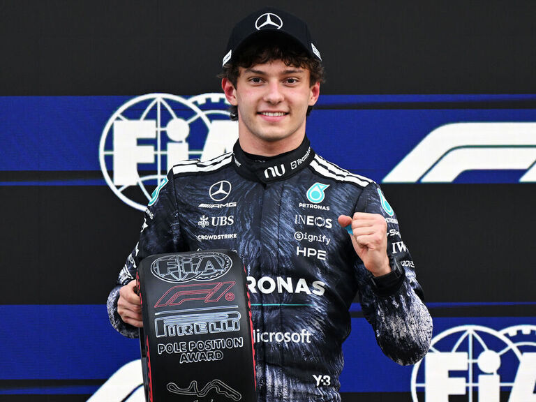 Antonelli, Russell 1-2 in qualifying for Japanese Grand Prix