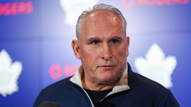 TORONTO, CANADA - MARCH 25: Head coach Craig Berube of the Toronto Maple Leafs speaks to media prior to the game against the New York Rangers at Scotiabank Arena on March 25, 2026 in Toronto, Ontario, Canada.