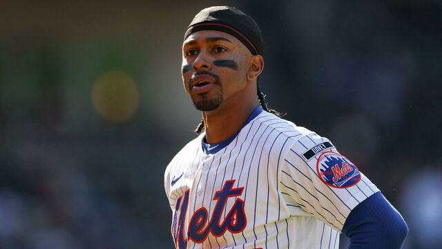 NEW YORK, NEW YORK - MARCH 29: Francisco Lindor #12 of the New York Mets looks on during the game against the Pittsburgh Pirates at Citi Field on March 29, 2026 in the Queens borough of New York City.