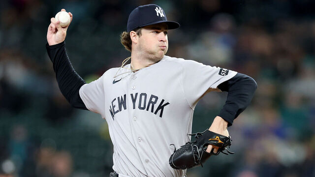 SEATTLE, WASHINGTON - APRIL 01: Cam Schlittler #31 of the New York Yankees pitches during the second inning against the Seattle Mariners at T-Mobile Park on April 01, 2026 in Seattle, Washington.
