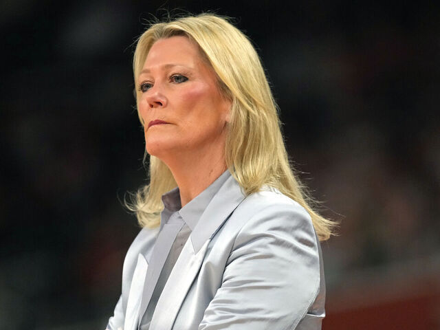 AUSTIN, TEXAS - FEBRUARY 26: Head Coach Katie Abrahamson-Henderson of the Georgia Bulldogs observes the first half of play against the Texas Longhorns at Moody Center on February 26, 2026 in Austin, Texas.