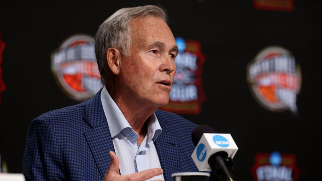 INDIANAPOLIS, INDIANA - APRIL 04: Mike D'Antoni speaks during a press conference for the 2026 Inductees to the Naismith Basketball Hall of Fame in the Final Four of the 2026 NCAA Men's Basketball Tournament at Lucas Oil Stadium on April 04, 2026 in Indianapolis, Indiana.