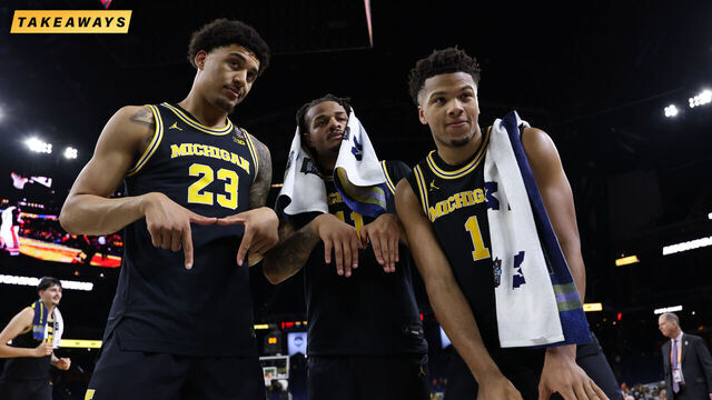 Final Four takeaways: Michigan KOs Arizona, Hurley's legend grows