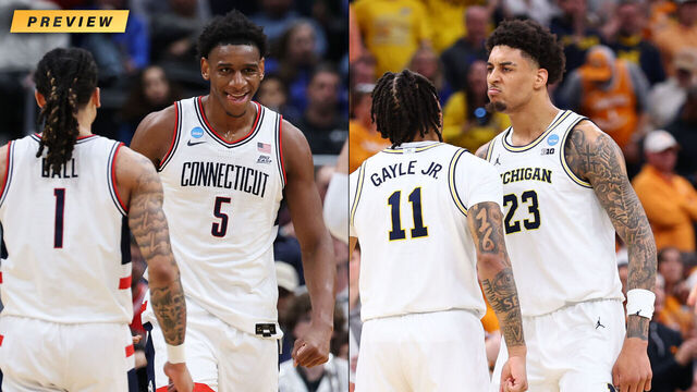 NCAA title preview: Michigan, UConn battle for glory