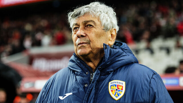 ISTANBUL, TURKIYE - MARCH 26: Head coach of Romania Mircea Lucescu follows the 2026 FIFA World Cup European Qualifiers play-off semifinal match between Turkiye and Romania at Tupras Stadium in Istanbul, Turkiye on March 26, 2026.