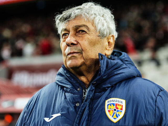 ISTANBUL, TURKIYE - MARCH 26: Head coach of Romania Mircea Lucescu follows the 2026 FIFA World Cup European Qualifiers play-off semifinal match between Turkiye and Romania at Tupras Stadium in Istanbul, Turkiye on March 26, 2026.