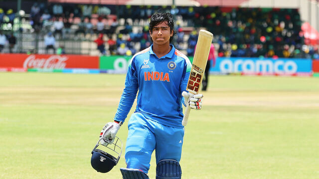 HARARE, ZIMBABWE - FEBRUARY 06: Vaibhav Suryavanshi of India makes their way off after being dismissed for 175 during the ICC U19 Men's Cricket World Cup 2026 Final between England and India at Harare Sports Club on February 06, 2026 in Harare, Zimbabwe.