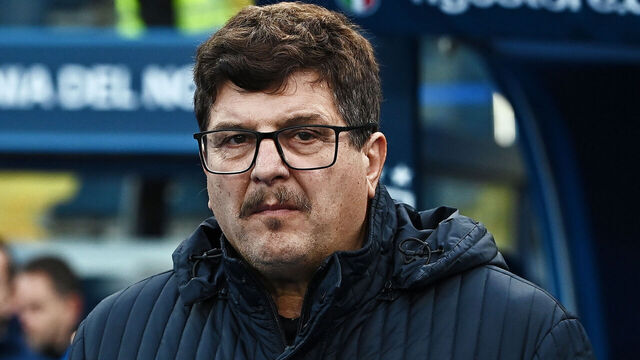 EMPOLI, ITALY - MARCH 26: Silvio Baldini of Italy looks before the Under21 Euro Qualifier between Italy U21 v North Macedonia U21 at Stadio Carlo Castellani on March 26, 2026 in Empoli, Italy.