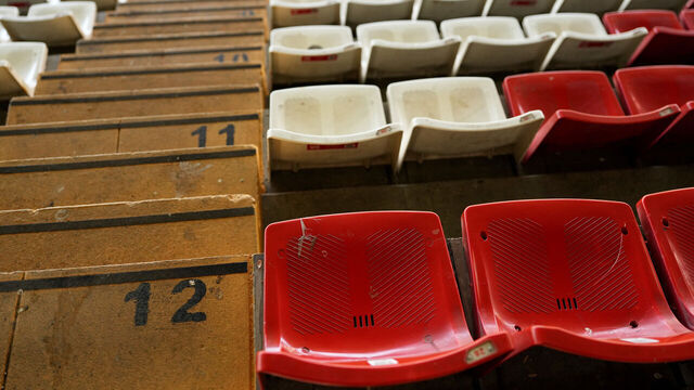 MADRID, SPAIN - APRIL 09: A general view inside the stadium is seen prior to the UEFA Conference League 2025/26 Quarter-Final Leg One match between Rayo Vallecano de Madrid and AEK Athens FC at Estadio Vallecas on April 09, 2026 in Madrid, Spain.