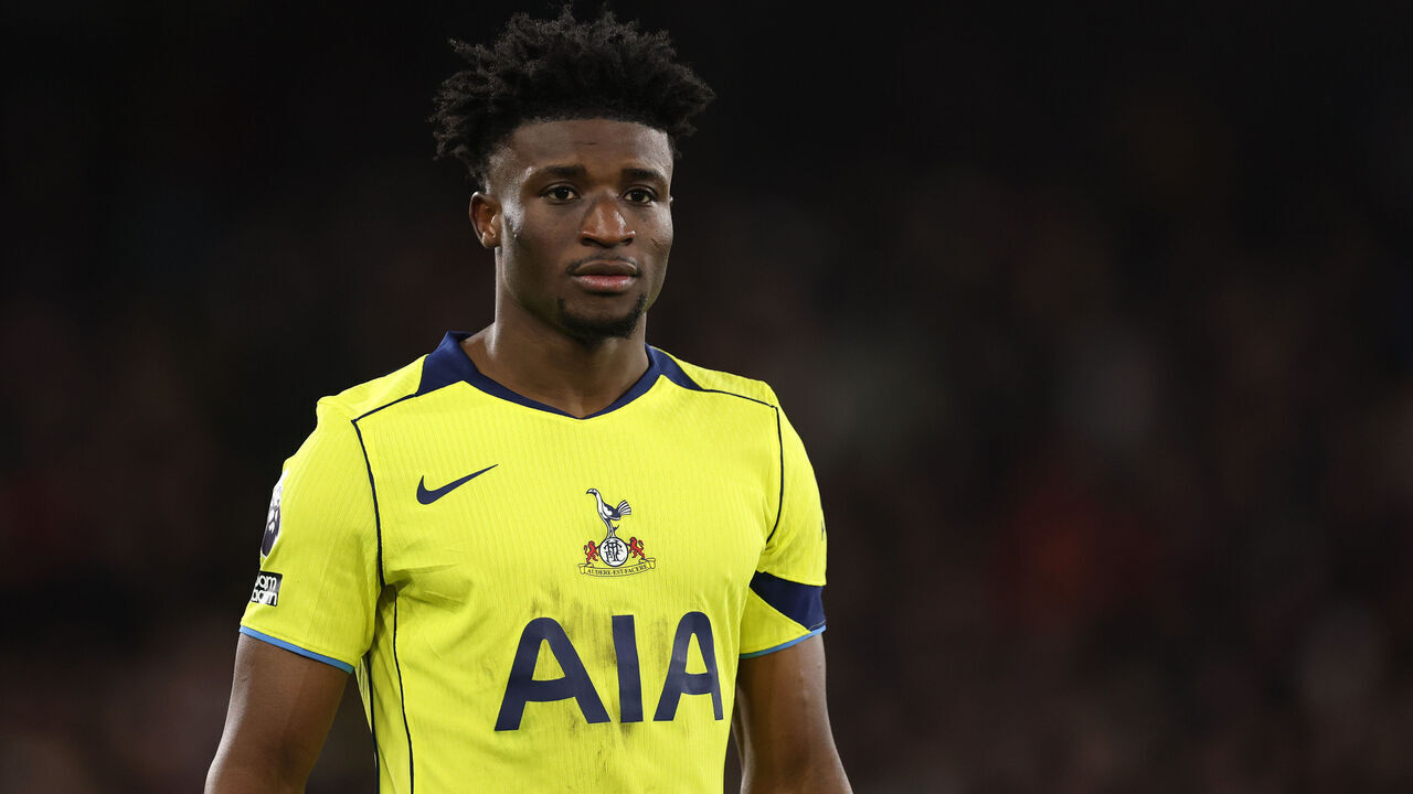 LONDON, ENGLAND - DECEMBER 28: Mohammed Kudus of Tottenham Hotspur during the Premier League match between Crystal Palace and Tottenham Hotspur at Selhurst Park on December 28, 2025 in London, England.