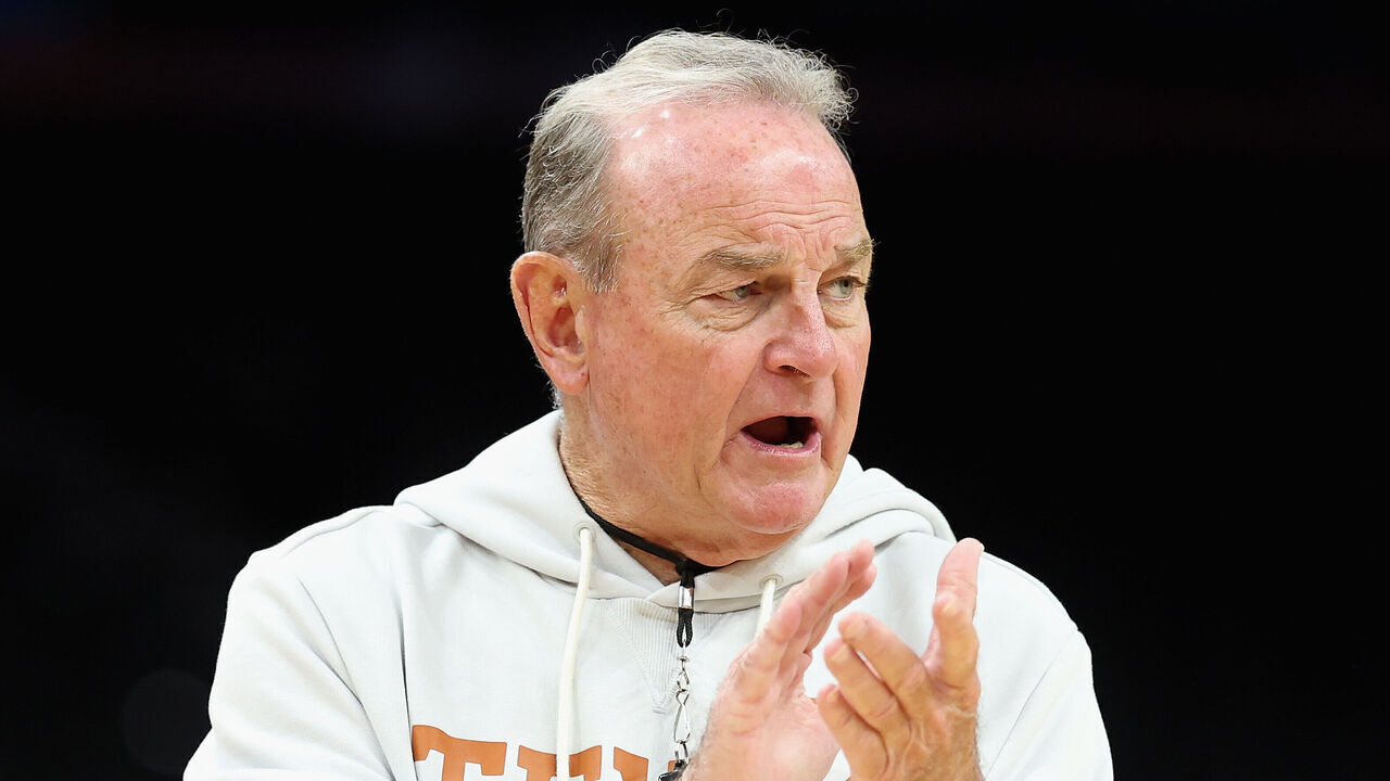 PHOENIX, ARIZONA - APRIL 02: Head coach Vic Schaefer of the Texas Longhorns participates in open practice ahead of the 2026 NCAA Women's Basketball Tournament Final Four at Mortgage Matchup Center on April 02, 2026 in Phoenix, Arizona.