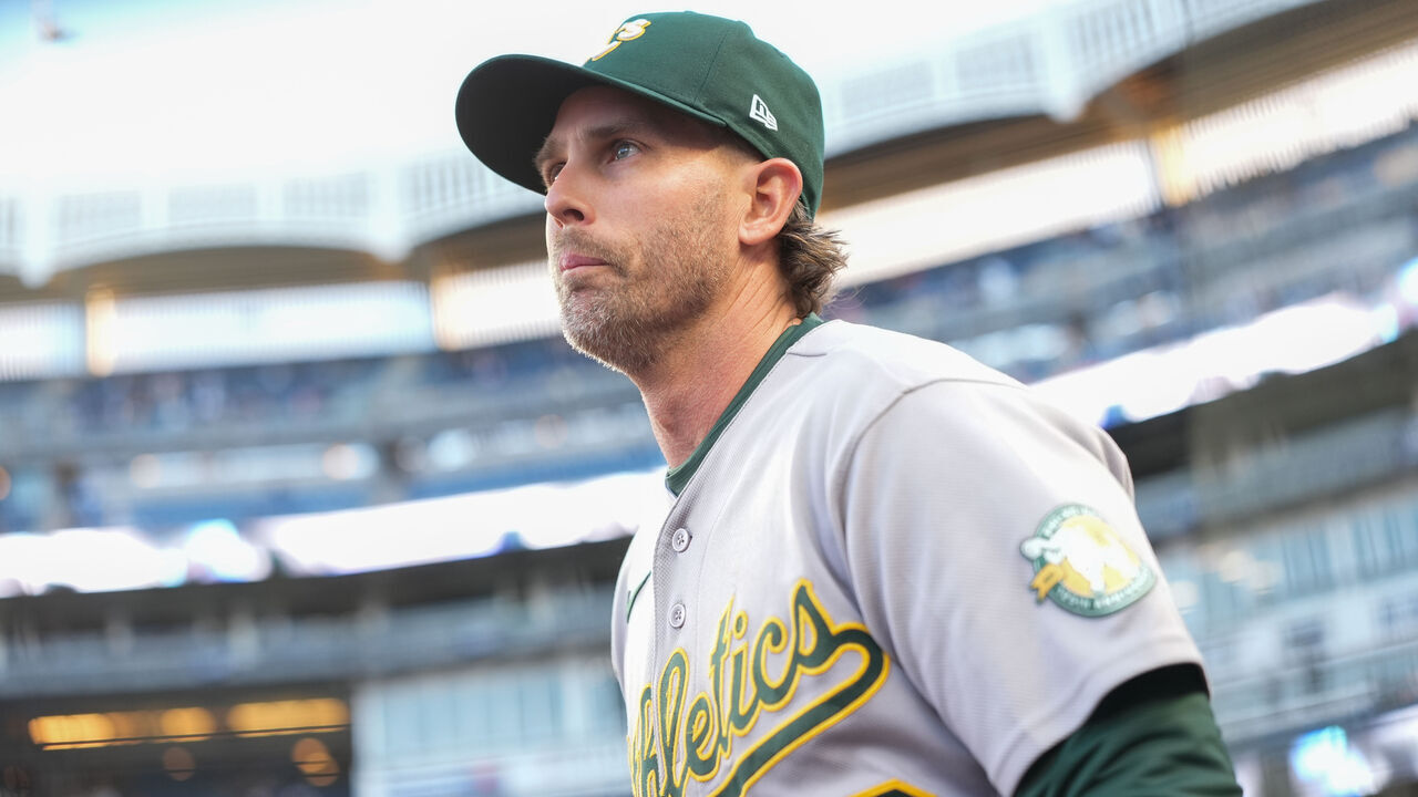 BRONX, NY - APRIL 08: Athletics Second Baseman Jeff McNeil (22) prior to a Major League Baseball game between the Athletics and New York Yankees on April 8, 2026, at Yankee Stadium in The Bronx, NY.