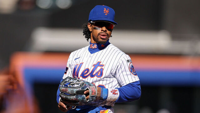 NEW YORK, NEW YORK - APRIL 08: Francisco Lindor #12 of the New York Mets in action prior to the game against the Arizona Diamondbacks at Citi Field on April 08, 2026 in New York City.