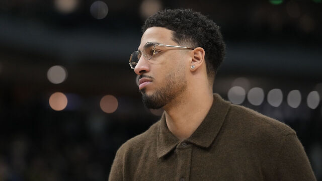 MILWAUKEE, WISCONSIN - FEBRUARY 06: Tyrese Haliburton #0 of the Indiana Pacers walks off the court after a game against the Milwaukee Bucks at Fiserv Forum on February 06, 2026 in Milwaukee, Wisconsin.