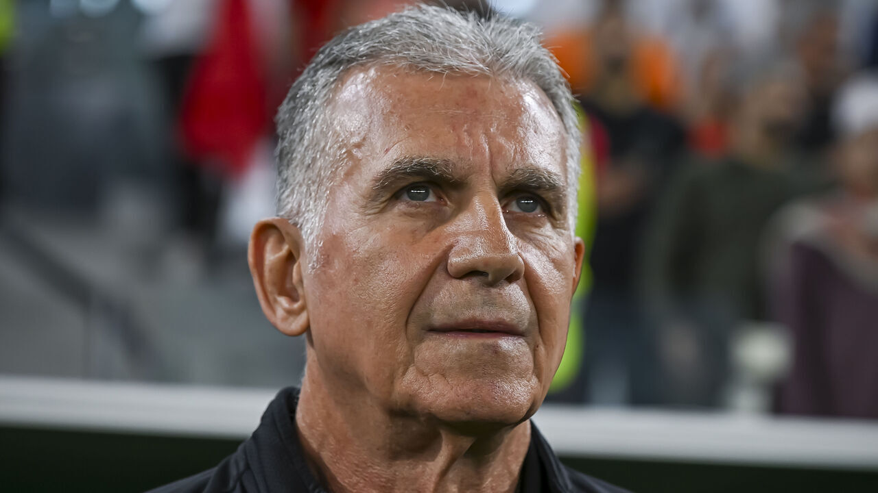 Carlos Queiroz, Head Coach of Oman, looks on before the Group B FIFA Arab Cup 2025 match between Oman and Morocco at Education City Stadium in Doha, Qatar, on December 5, 2025.