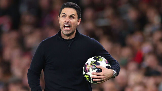 LONDON, ENGLAND - APRIL 15: Mikel Arteta Manager / Head Coach of Arsenal during the UEFA Champions League 2025/26 Quarter-Final Second Leg match between Arsenal FC and Sporting Clube de Portugal at Arsenal Stadium on April 15, 2026 in London, England.