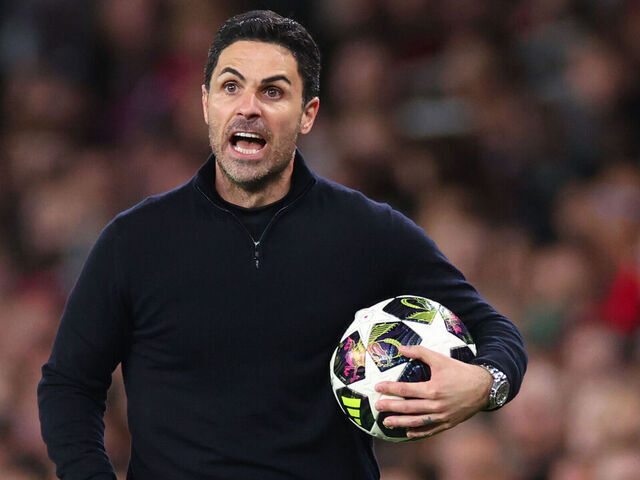 LONDON, ENGLAND - APRIL 15: Mikel Arteta Manager / Head Coach of Arsenal during the UEFA Champions League 2025/26 Quarter-Final Second Leg match between Arsenal FC and Sporting Clube de Portugal at Arsenal Stadium on April 15, 2026 in London, England.