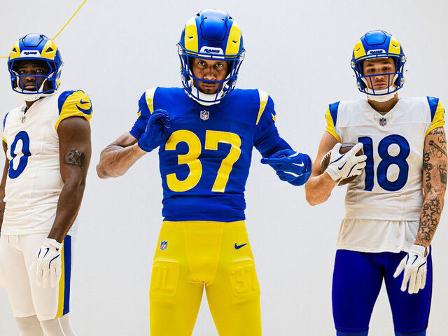 Rams unveil updated logo, uniforms
