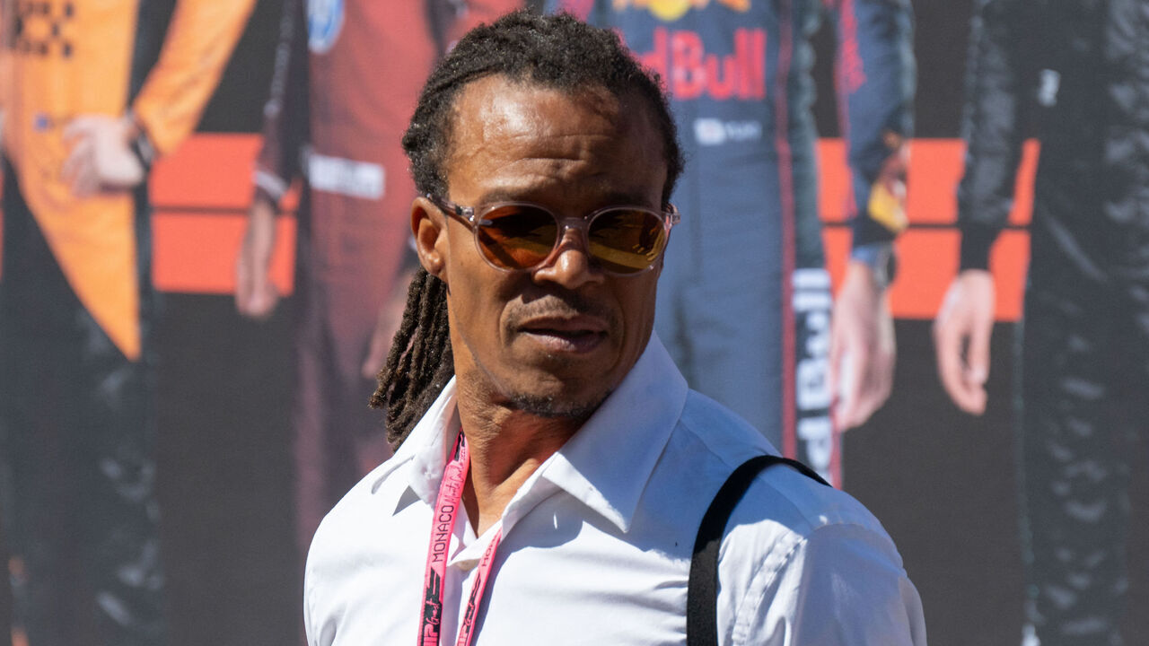 Edgar Davids in the Formula 1 paddock on 25 May 2025. Celebrities from all over the world gathered to watch this weekend s race in Monaco. Edgar Davids dans le paddock de la formule 1, le 25 mai 2025. Les celebrites du monde entier se sont retrouve pour assister a ce weekend de course en principaute de Monaco.