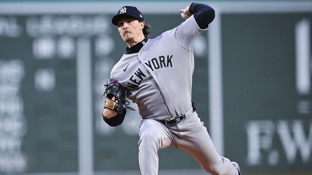 BOSTON, MASSACHUSETTS - APRIL 22: Starting pitcher Max Fried #54 of the New York Yankees throws a pitch in the first inning against the Boston Red Sox at Fenway Park on April 22, 2026 in Boston, Massachusetts.