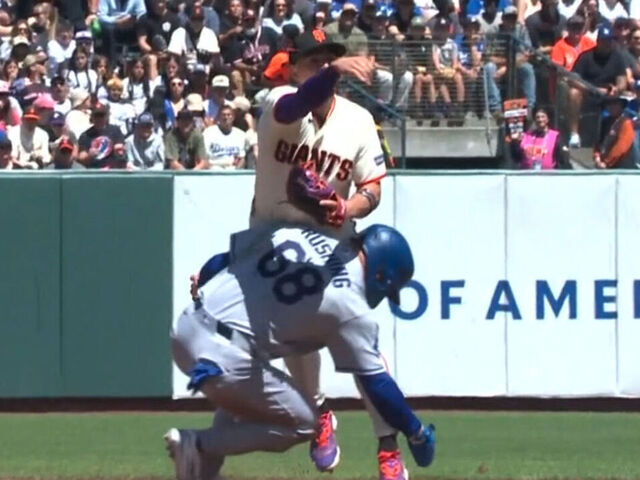 Giants' Webb denies throwing at Dodgers' Rushing; Arraez calls slide 'dirty'