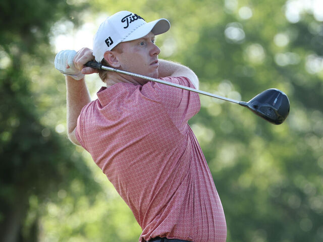 AVONDALE, LOUISIANA - APRIL 23: Hayden Springer of the United States plays his shot from the second tee during the first round of the Zurich Classic of New Orleans 2026 at TPC Louisiana on April 23, 2026 in Avondale, Louisiana.